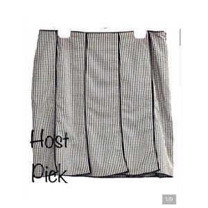Tribella Vintage Mini Skirt Fully Lined in Black/White Check Women’s 14